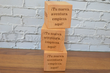 Cargar imagen en el visor de la galería, Cubo de Madera Personalizado con Grabado Láser