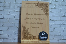 Cargar imagen en el visor de la galería, Letrero de madera A4