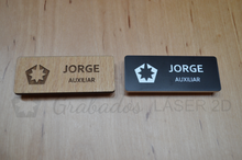 Cargar imagen en el visor de la galería, Placa identificativa con imán