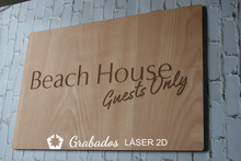 Cargar imagen en el visor de la galería, Letrero de madera A4

