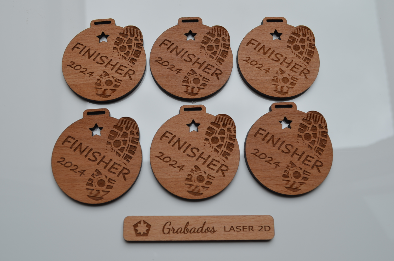 Medallas personalizadas madera